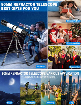 Uonol AZ mount tripod offers smooth 360-degree and 180-degree movements.