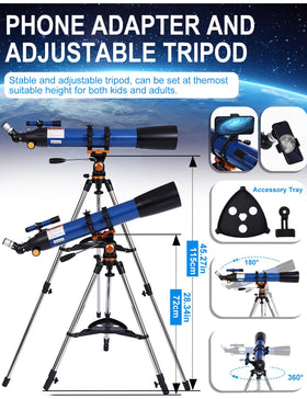 Uonol carry bag and tray keep telescope gear organized on trips.