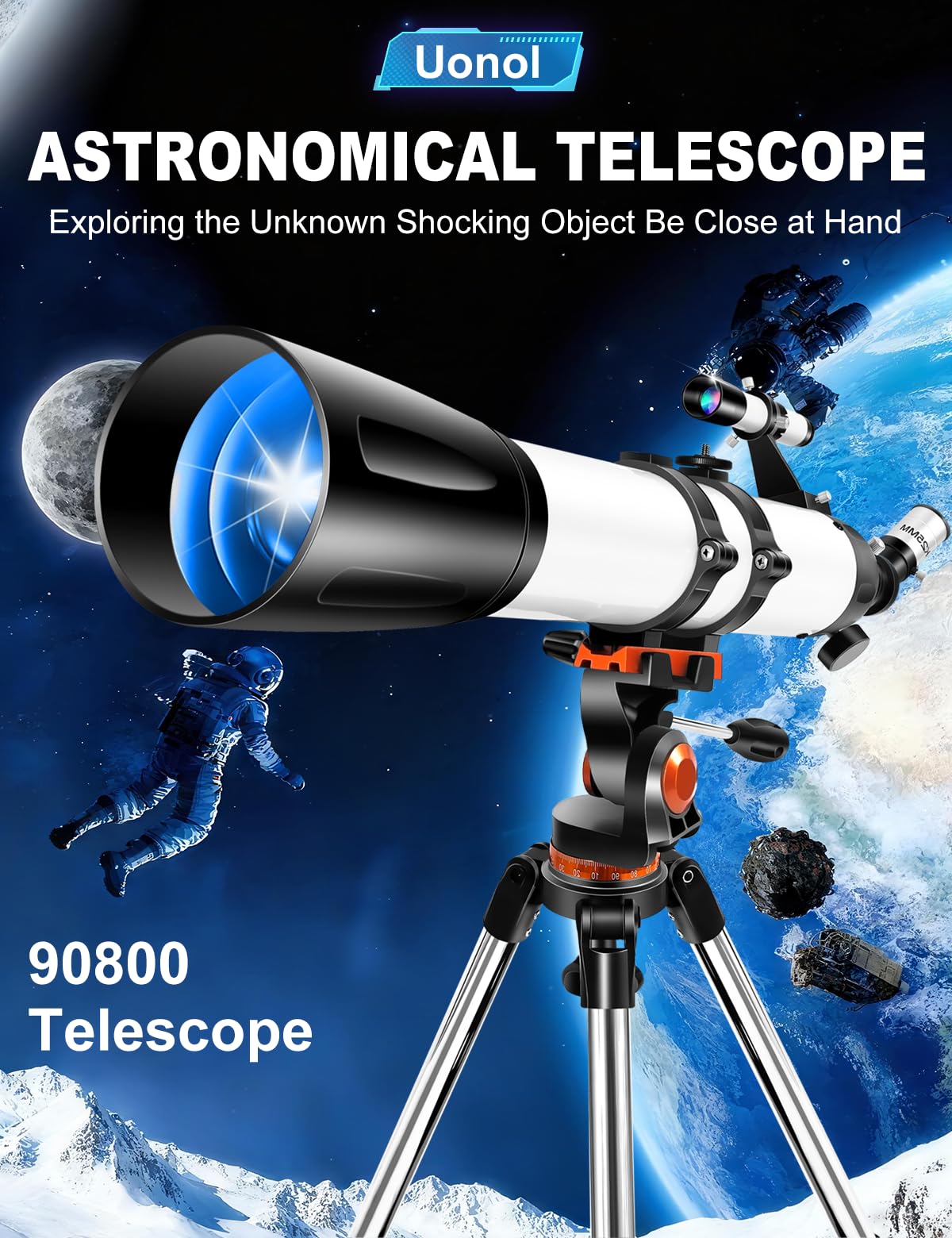 Uonol phone adapter enables quick smartphone astrophotography.