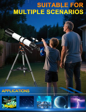 Uonol complete refractor telescope kit is great for beginners.