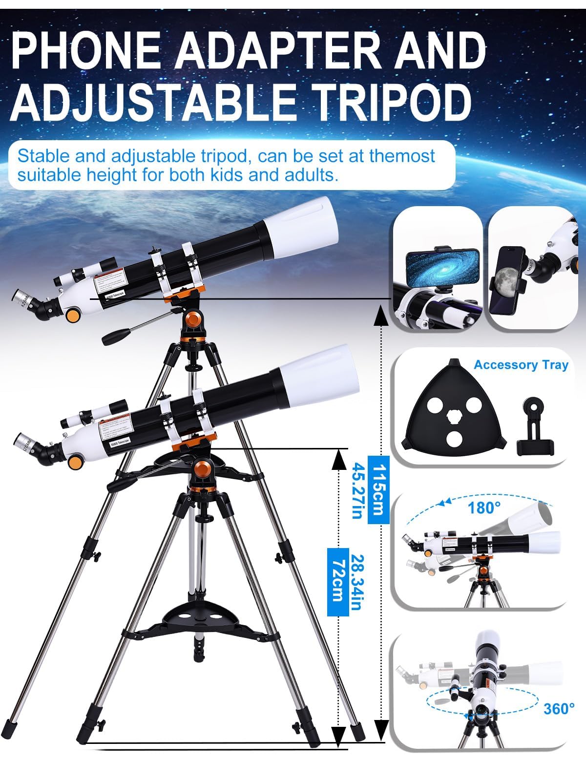 Uonol telescope phone adapter lets you capture celestial scenes.