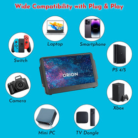 Up-Switch Orion ergonomic grips for comfortable handheld use