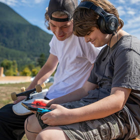 Up-Switch Orion 3.5 mm headphone jack for private listening