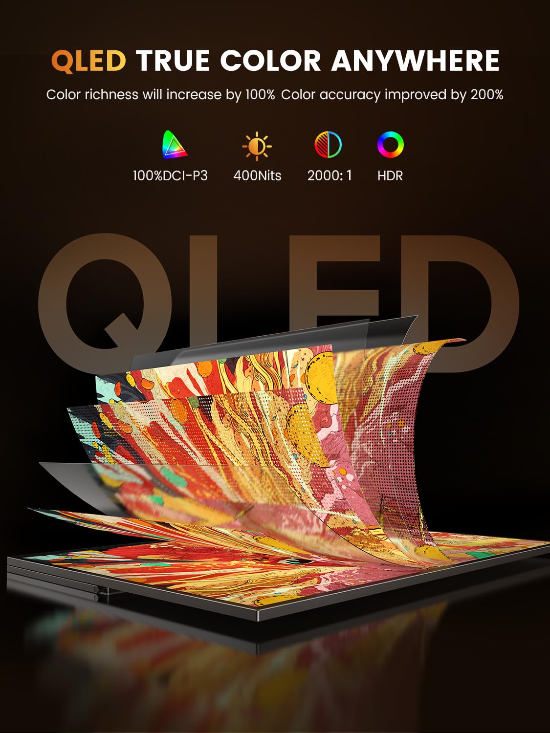 UPERFECT 0.1ms response for fast, ghost-free gameplay.