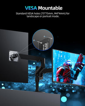 UPERFECT 18-inch QLED monitor connected to a gaming console for on-the-go play
