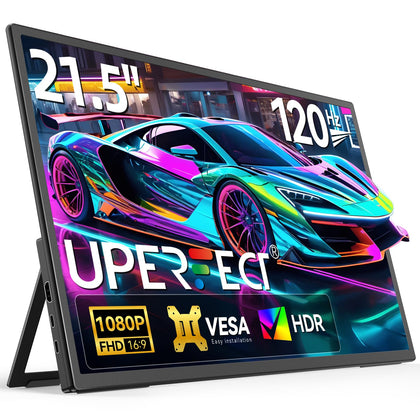 UPERFECT 21.5-inch portable monitor front view for on-the-go productivity
