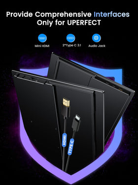 UPERFECT 500 nits brightness supports clear outdoor viewing
