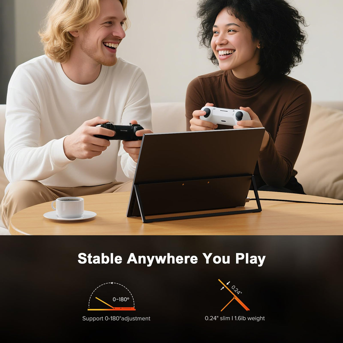 UPERFECT Adaptive Sync reduces tearing during fast-paced games