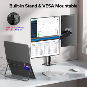 UPERFECT Delta 23.8 Type-C connectivity offers plug-and-play simplicity.