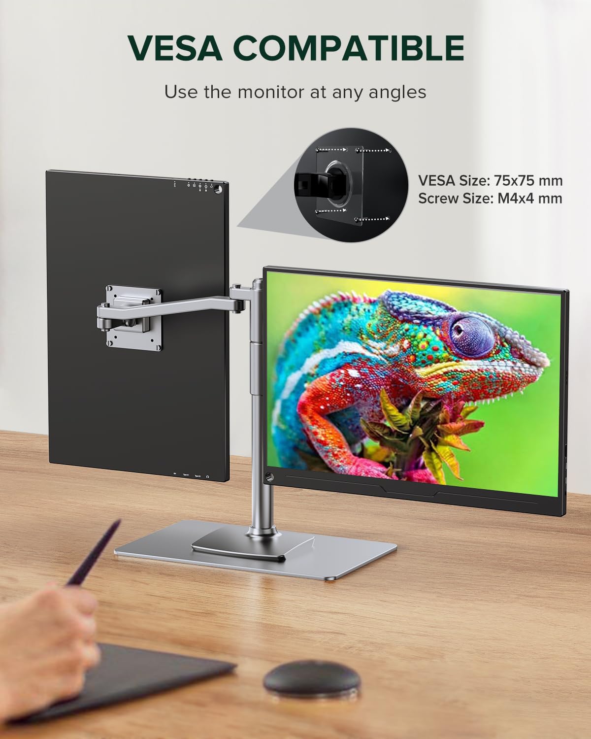UPERFECT HDMI and USB‑C ports simplify device connections.