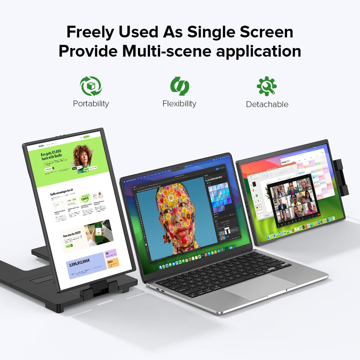 UPERFECT default 16:10 with menu switch to 16:9 for preferred framing