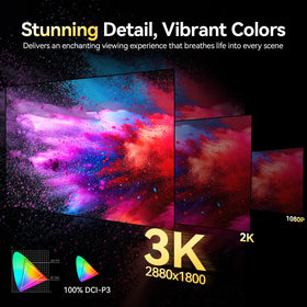 UPERFECT OLED Monitor 16-inch 120 Hz refresh enables smooth gaming and video work