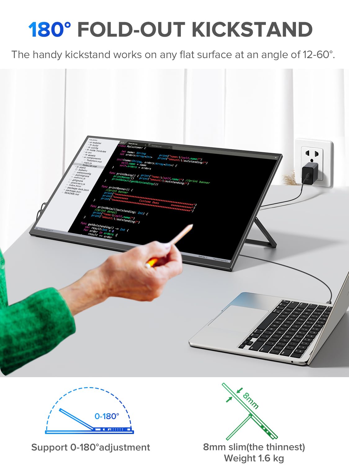 UPERFECT 100 percent DCI-P3 color supports creative editing on the move