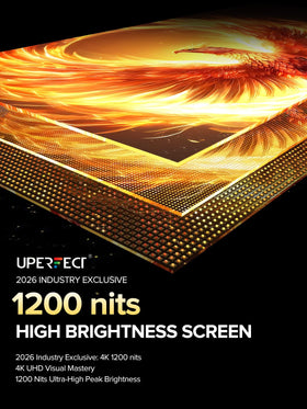 UPERFECT 1200-nits brightness portable monitor enhances outdoor readability