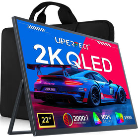 UPERFECT 22-inch QLED monitor front view for productivity