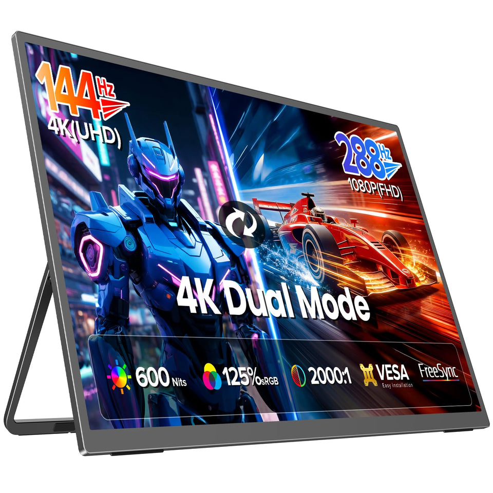 UPERFECT 27-inch portable monitor with immersive screen for productive multi-tasking.