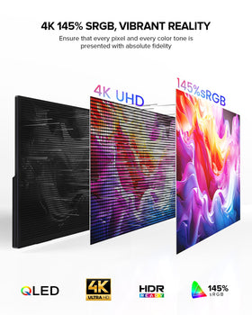 UPERFECT 18.5-inch QLED panel with vivid colors