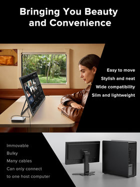 UPERFECT aluminum body combines modern style with sustainable, recyclable materials.