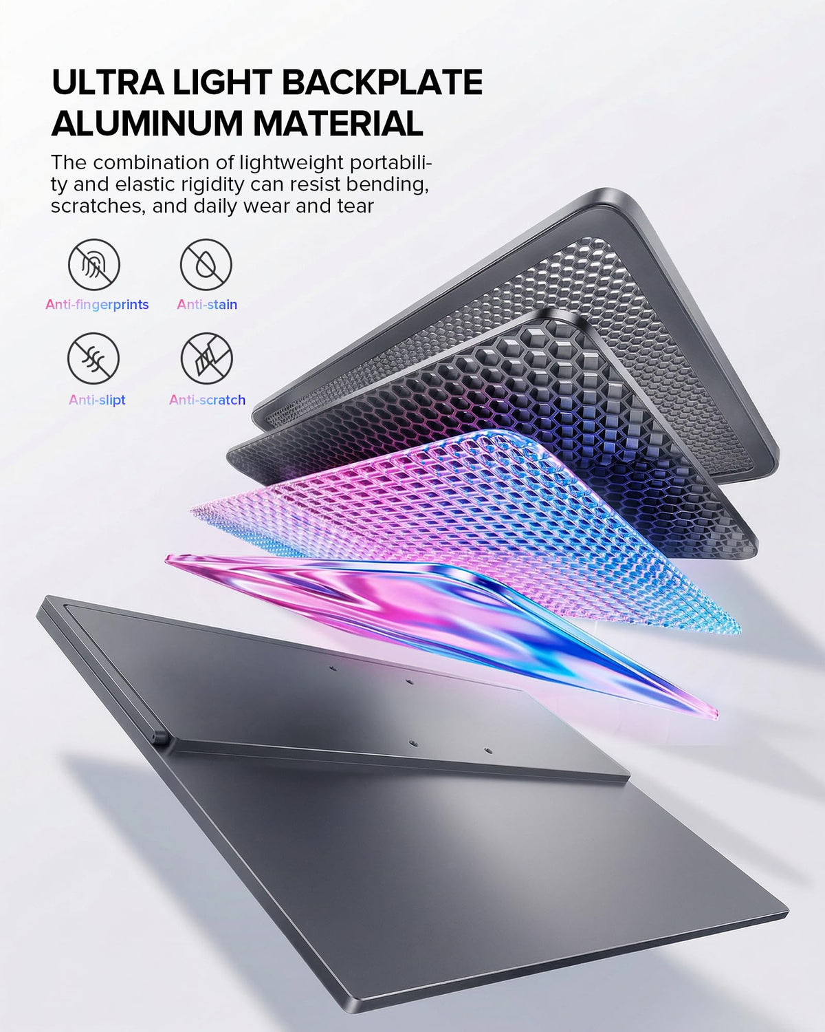 UPERFECT aluminum housing for durable, eco friendly design