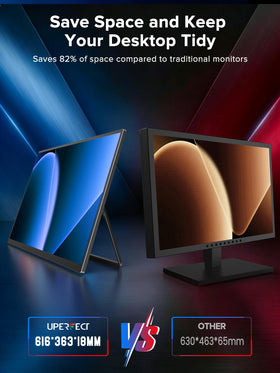 UPERFECT fast IPS 0.1ms reduces motion blur for smooth gameplay.
