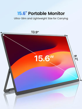 UPERFECT protective sleeve guards the screen during travel.