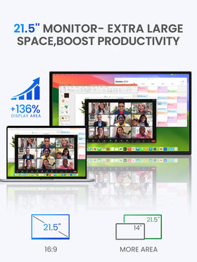 UPERFECT adjustable stand showing customizable viewing angle