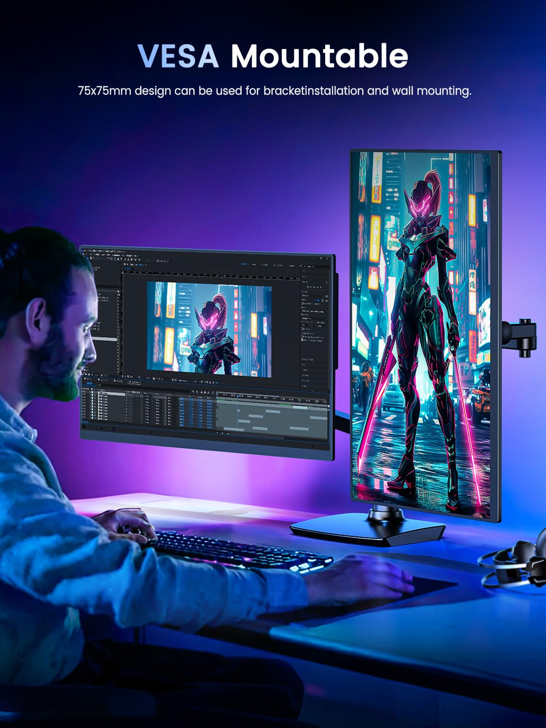 UPERFECT travel screen suits laptops, consoles, and mobile workspaces
