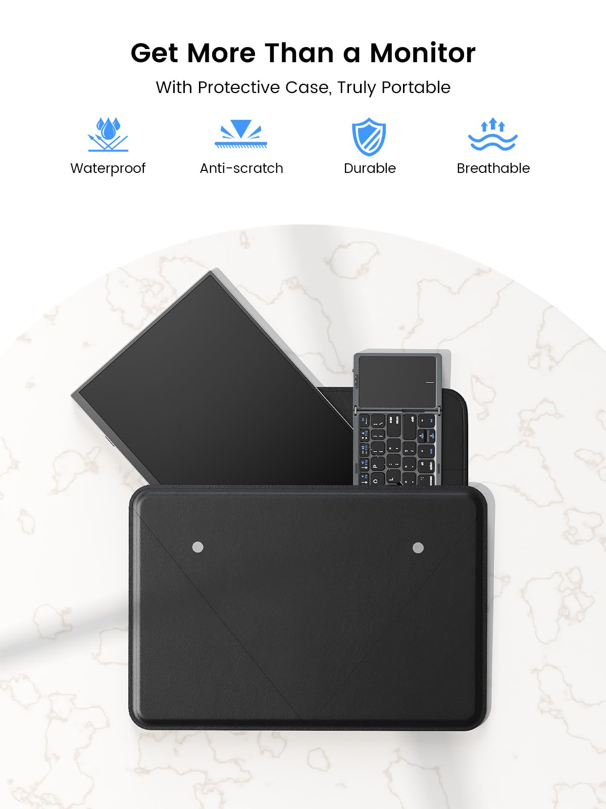 UPERFECT ultra-slim profile and light weight ideal for travel