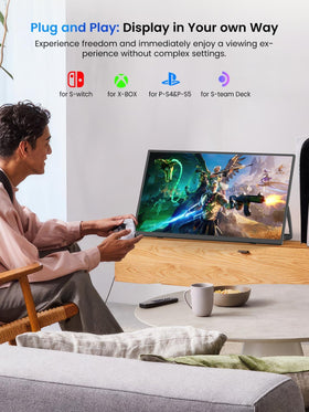 UPERFECT VESA compatibility allows versatile placement at home or office.