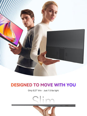 UPERFECT monitor with VESA mount option for flexible desk setups