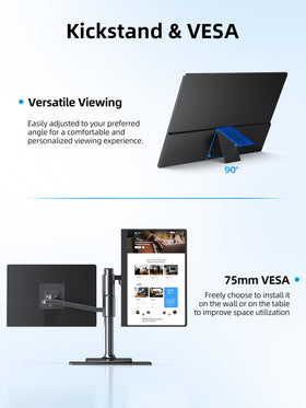 UPERFECT-vesa-mount-ready-portable-monitor enables flexible setups on desks or walls.