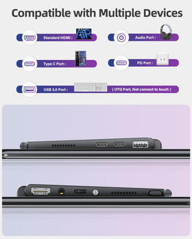 UPERFECT Y 10-point touch supports precise gestures without extra drivers.