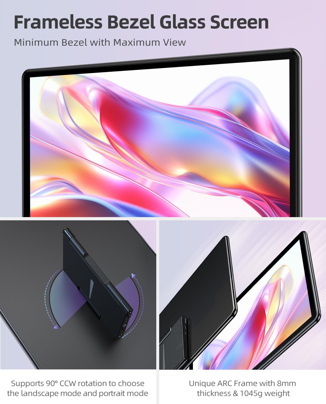 UPERFECT Y built-in speakers provide clear audio during presentations.