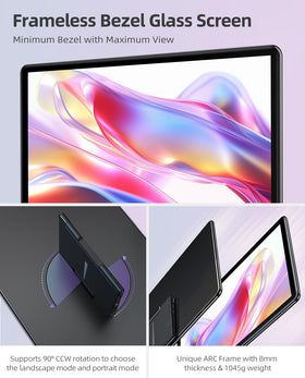 UPERFECT Y built-in speakers provide clear audio during presentations.