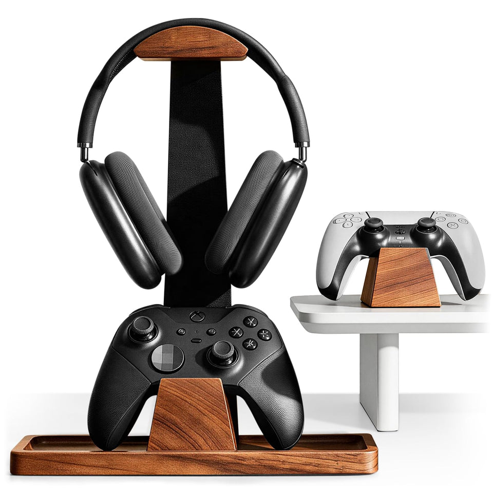 UPERGO front view showing stable wooden base and modern silhouette for tidy desks