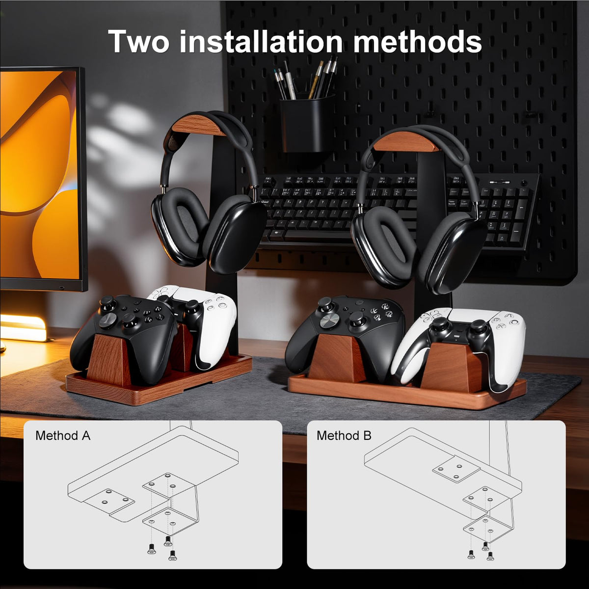 UPERGO open storage tray with cables and dongles neatly arranged for convenience