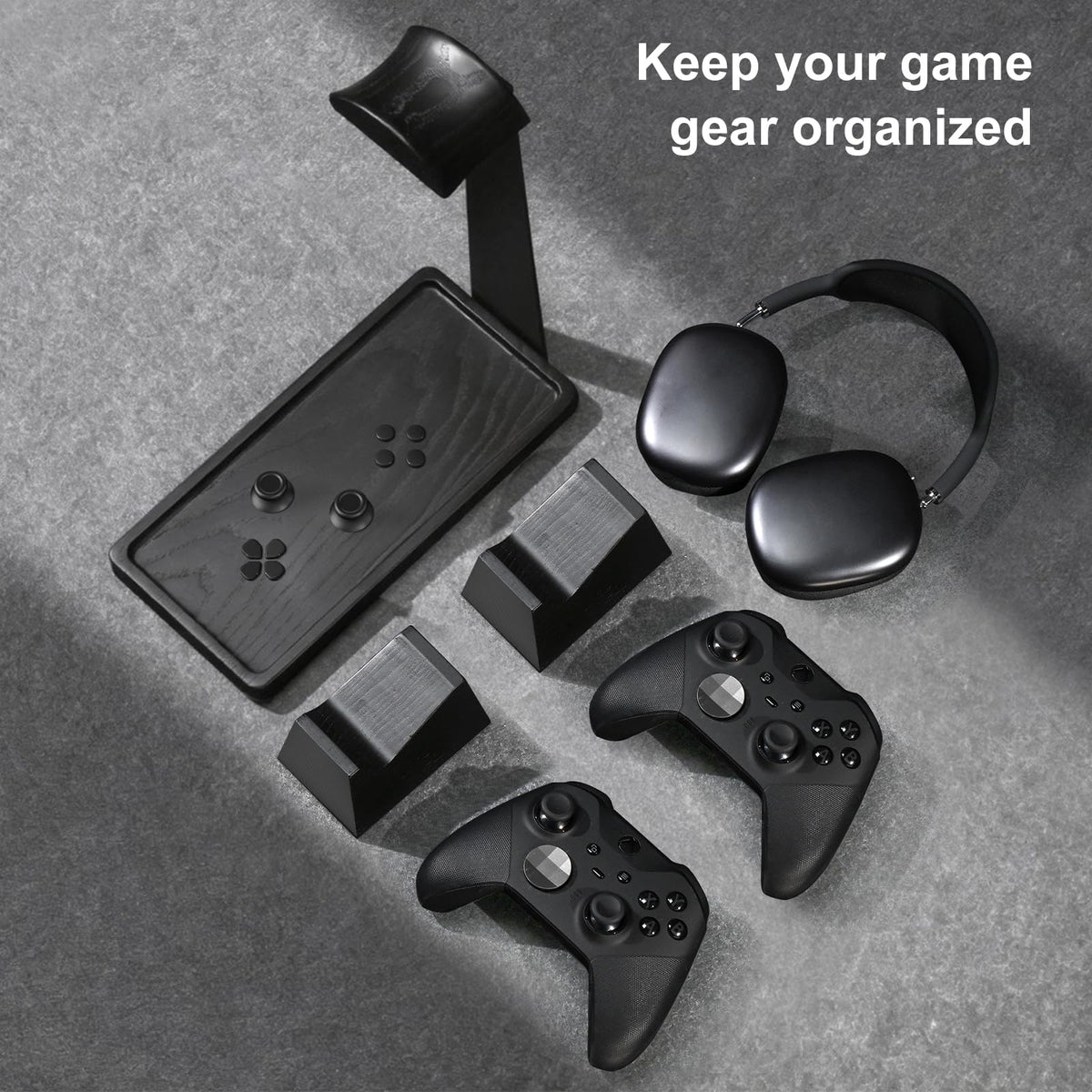 UPERGO storage tray detail showing cable and accessory organization benefit