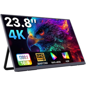 Upperizon 23.8-inch 4K monitor front view showing vivid color and clarity.