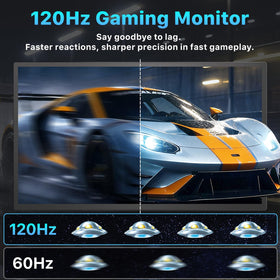 Upperizon monitor ports USB-C and HDMI for easy device connections.