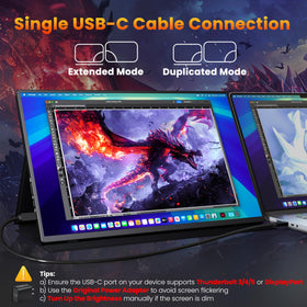 Upperizon portable monitor 2K QHD detail emphasizes sharp color and clarity for editors.