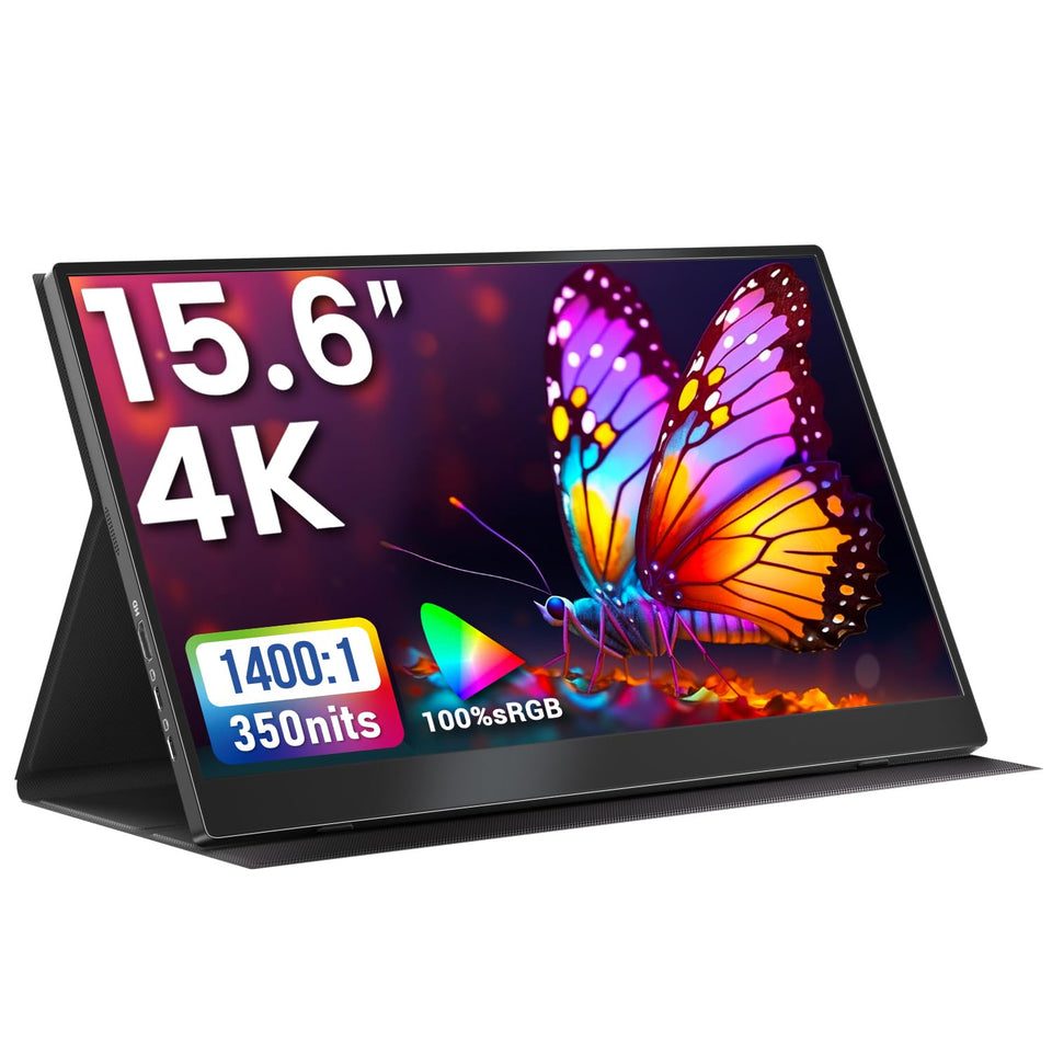 Upperizon portable monitor 4K UHD display panel for crisp visuals on the go