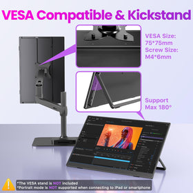 Upperizon color gamut 145% sRGB and 100% DCI-P3 for vivid visuals