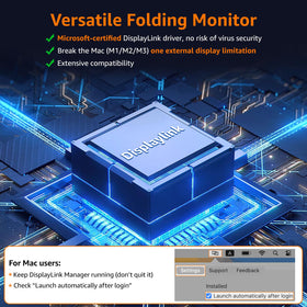 Upperizon VESA mount-ready design for flexible mounting options.