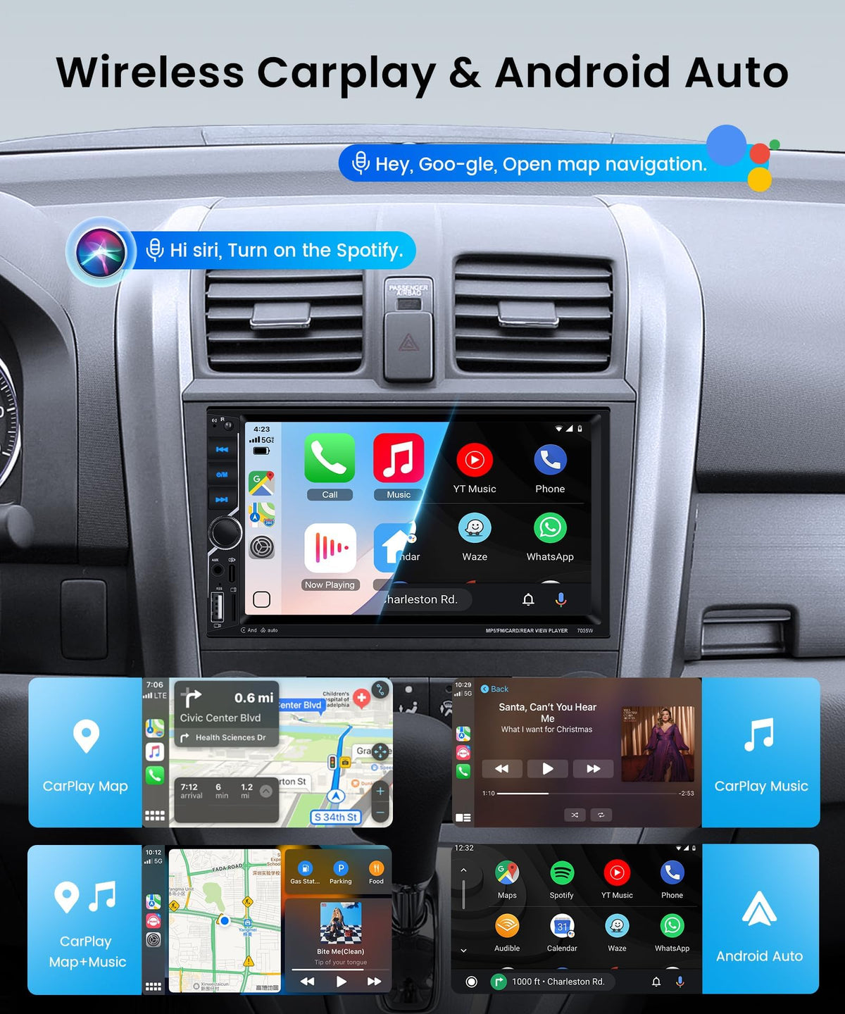 Upriding Bluetooth 5.0 enables hands-free calls and reliable wireless streaming