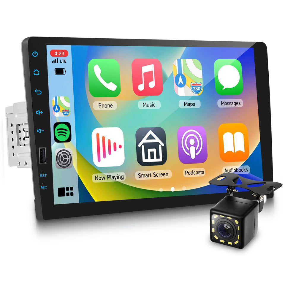 Upriding front touchscreen display showing CarPlay for easier driving