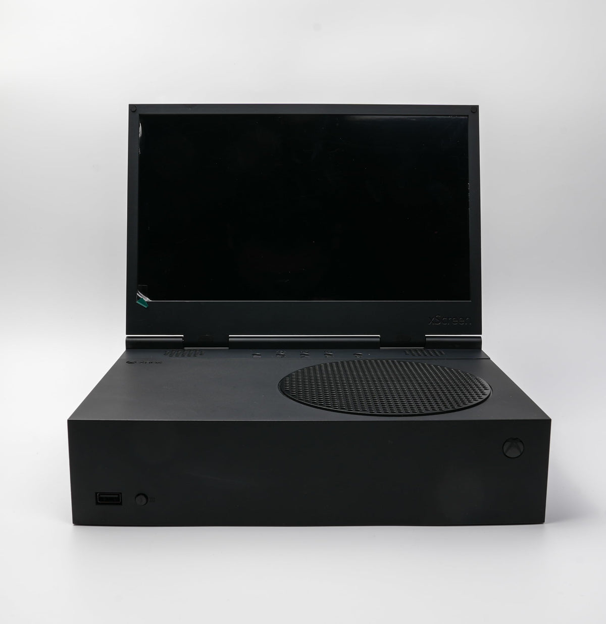 UPspec xScreen HDMI-CEC safety: auto power-off when closed to prevent overheating.