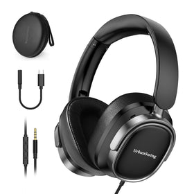 URBAN SWING W70 folded case protects headphones during travel and storage.
