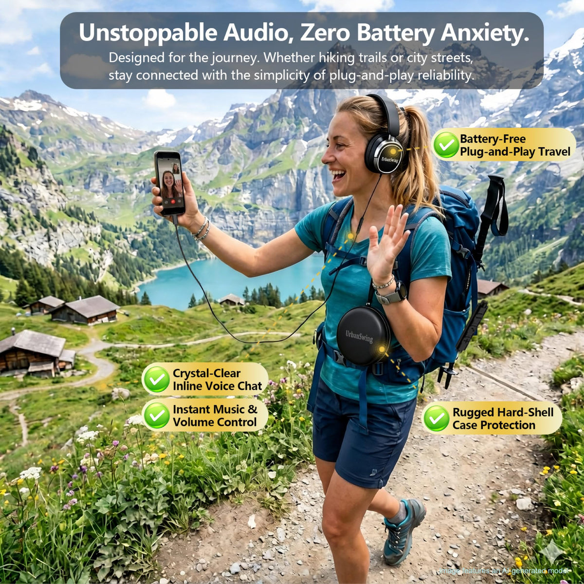 URBAN SWING W70 USB-C adapter simplifies cross-device compatibility.