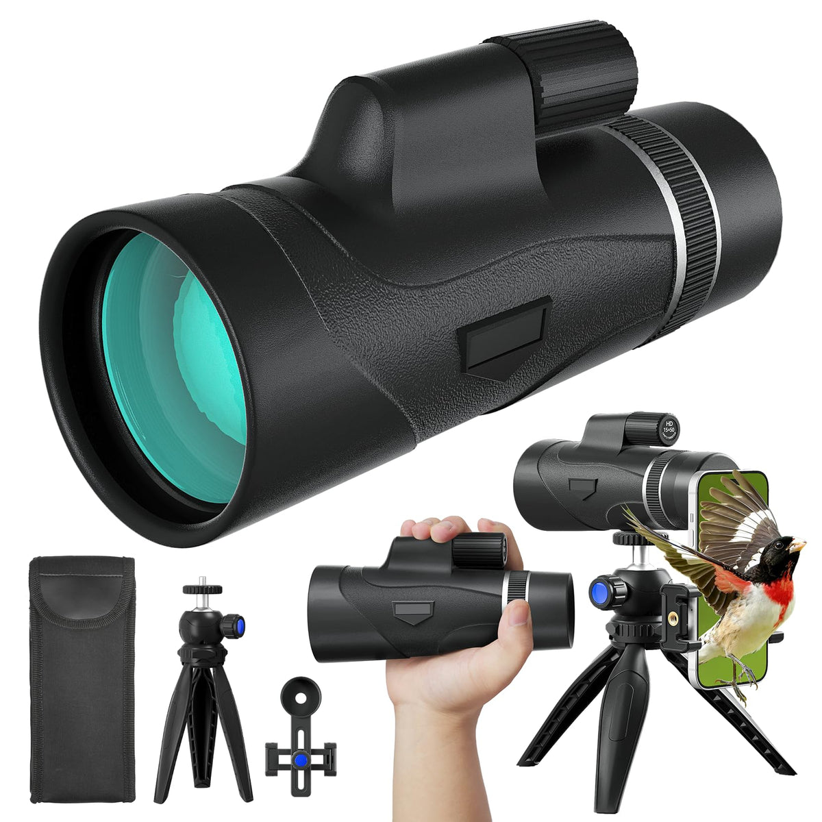 URBANCOAST monocular compact design enhances portability for travel and quick distance viewing.