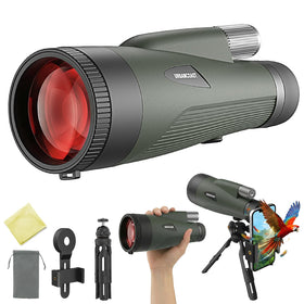 URBANCOAST 15x65 monocular captures distant birds with crisp color and detail